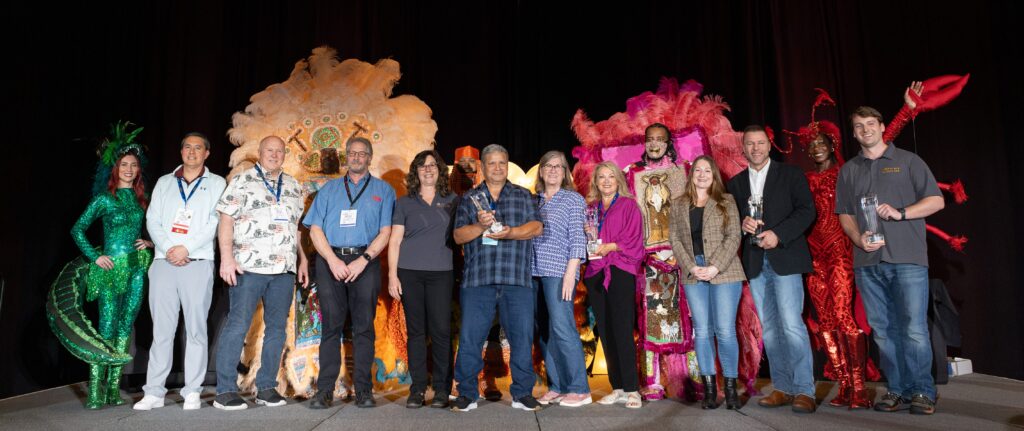 HPBExpo25 Ultimate Awards Show Winners at the Bayou Bash Industry Party.